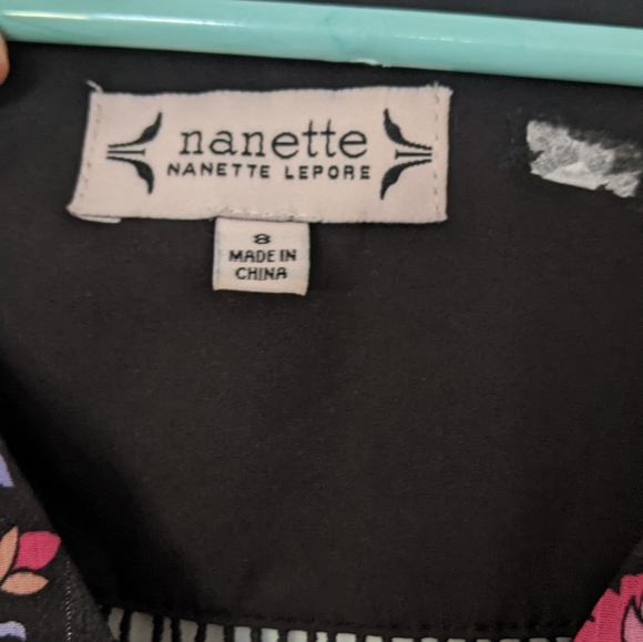 Nanette Lepore Floral Print Long Sleeve Midi Dress Size 8. - Picture 4 of 4